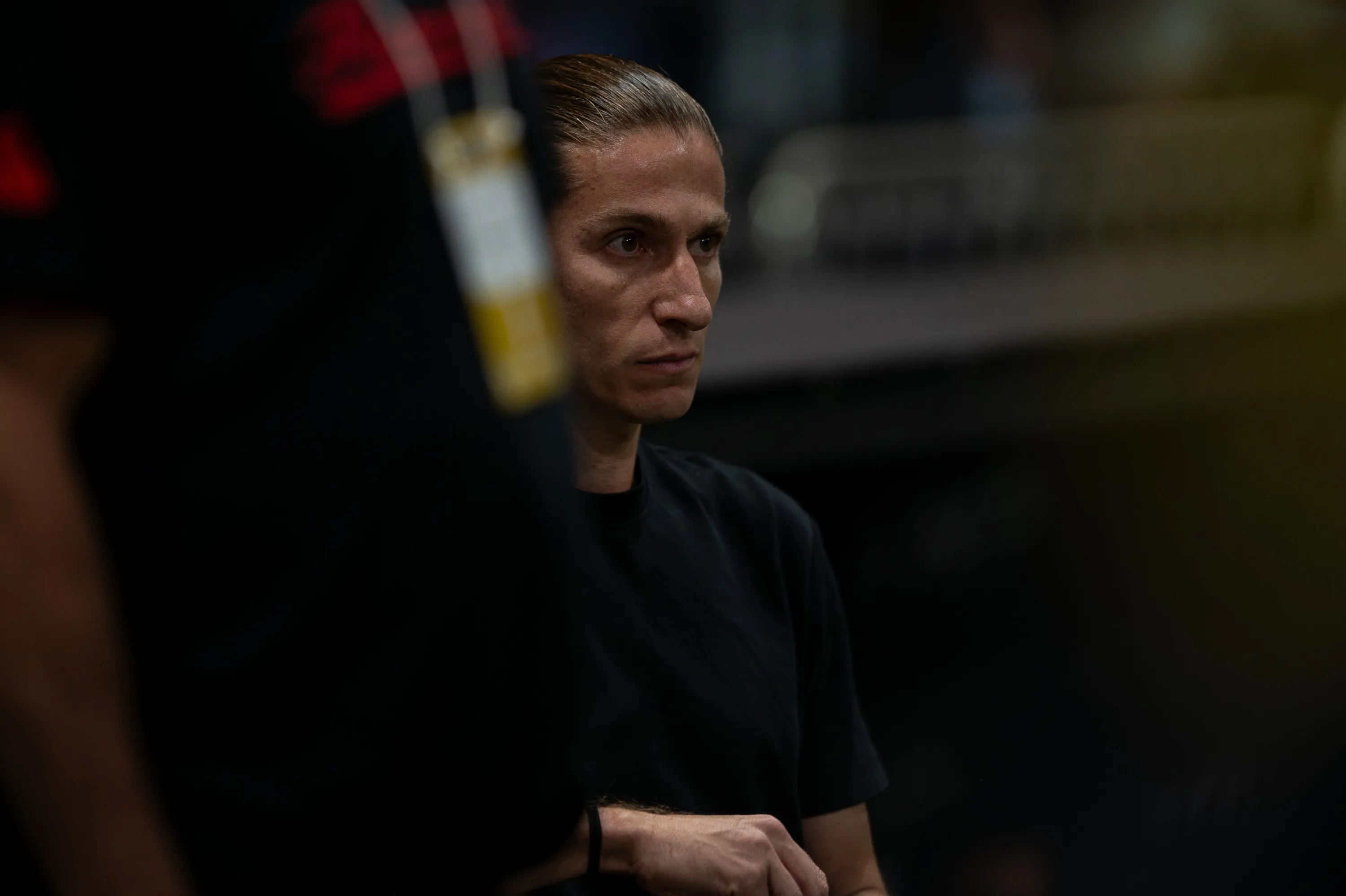 Filipe Luís tecnico do Flamengo durante partida contra o Atletico-MG no estadio Arena MRV pelo campeonato Brasileiro A 2025. Foto: Alessandra Torres/AGIF