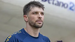 Tiago Volpi em ação pelo Grêmio no Campeonato Brasileiro - Foto: Liamara Polli/AGIF