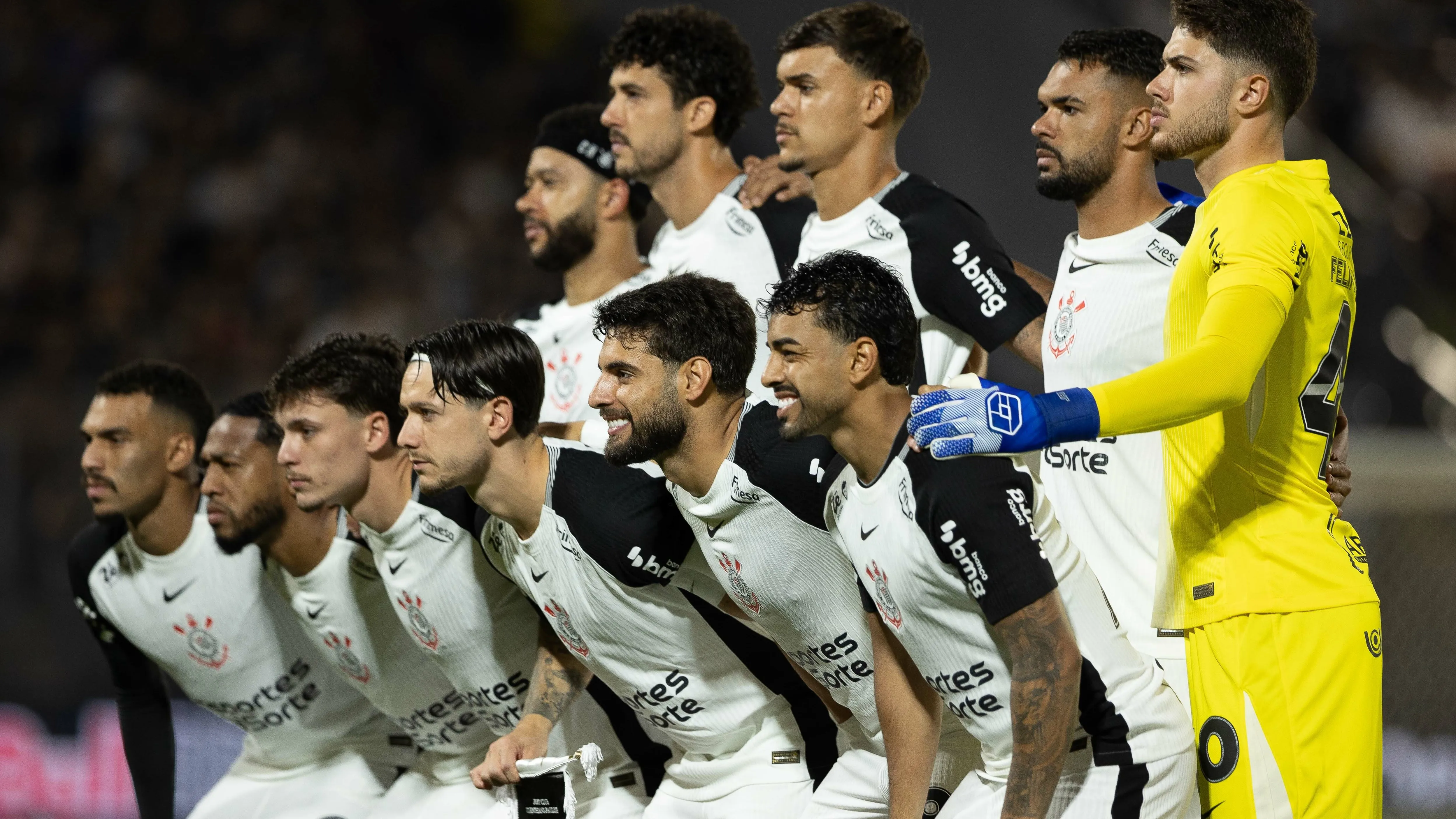 Corinthians como visitante no Brasileiro. Foto: Joisel Amaral/AGIF