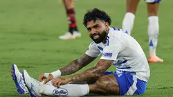 - Gabigol jogando contra o Flamengo, no Maracanã Foto: Wagner Meier/Getty Images