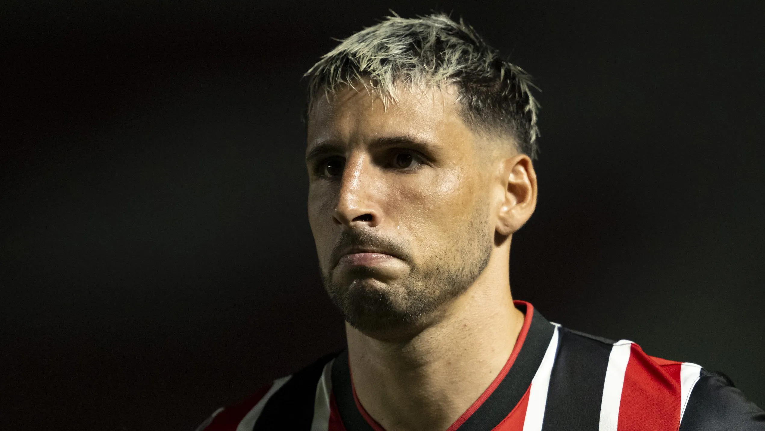 Jonathan Calleri em campo pelo Tricolor. Foto: Jorge Rodrigues/AGIF
