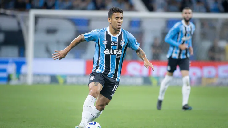 RS - PORTO ALEGRE - 25/11/2025 - BRASILEIRO A 2025, GREMIO X PALMEIRAS - Marcos Rocha jogador do Gremio durante partida contra o Palmeiras no estadio Arena do Gremio pelo campeonato Brasileiro A 2025. Foto: Maxi Franzoi/AGIF