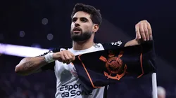 SP - SAO PAULO - 20/11/2025 - BRASILEIRO A 2025, CORINTHIANS X SAO PAULO - yuri alberto jogador do Corinthians comemora seu gol durante partida contra o Sao Paulo no estadio Arena Corinthians pelo campeonato Brasileiro A 2025. Foto: Marcello Zambrana/AGIF