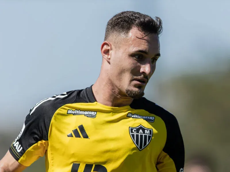 João Marcelo não joga uma partida pelo elenco profissional do Atlético desde agosto – Foto: Pedro Souza/Atlético