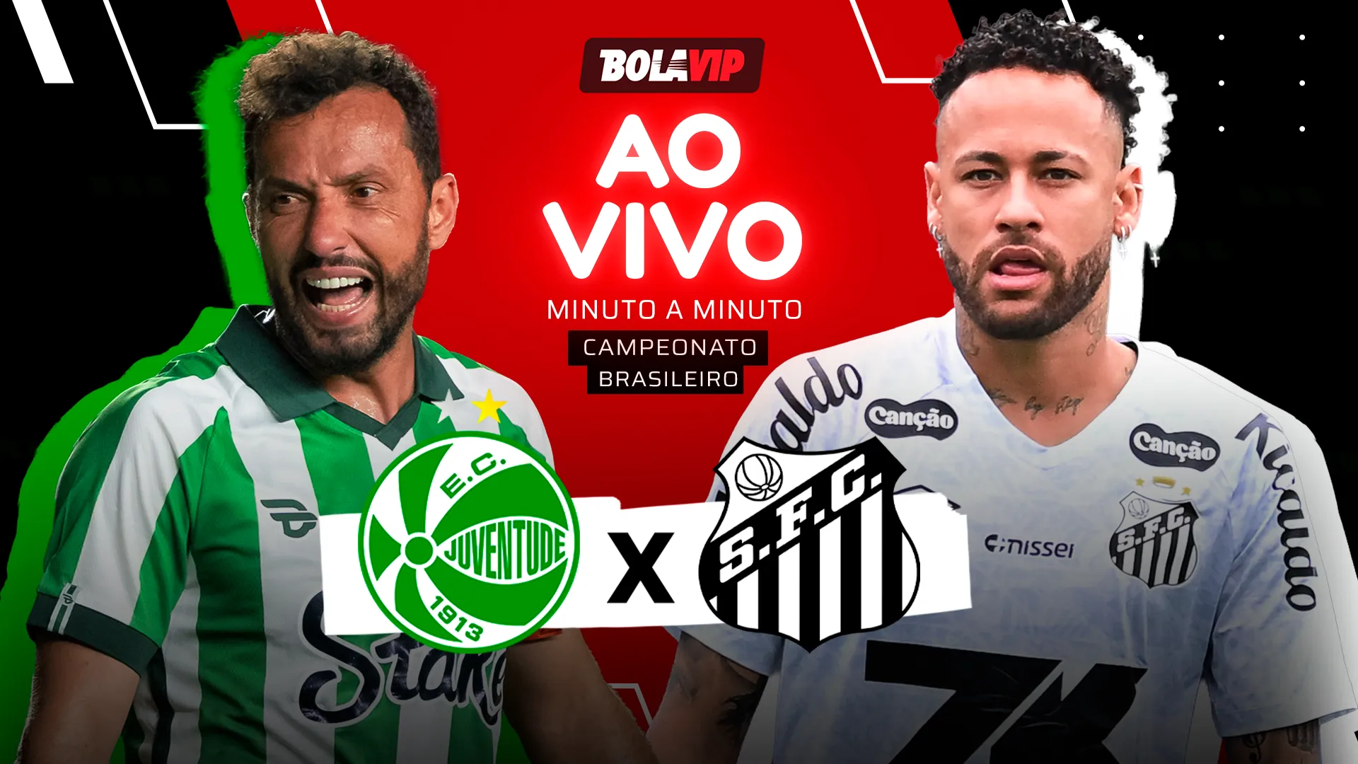 Juventude x Santos - Acompanhe ao vivo e de graça pelo Brasileirão Betano
