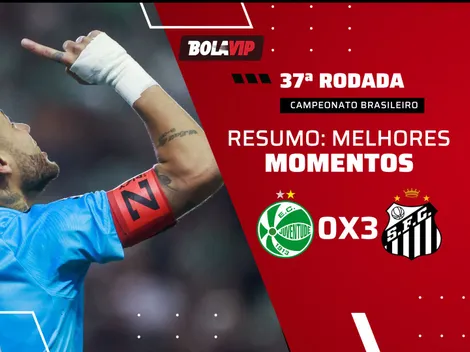 Neymar dá show, aplica hat-trick e Santos goleia o Juventude pelo Brasileirão