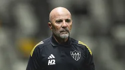 Sampaoli no Atlético. Foto: Pedro Souza / Atlético