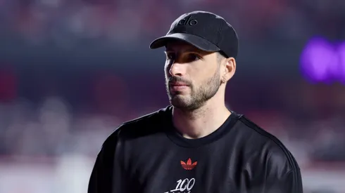 SP - SAO PAULO - 19/07/2025 - BRASILEIRO A 2025, SAO PAULO X CORINTHIANS - Calleri jogador do Sao Paulo antes da partida contra o Corinthians no estadio Morumbi pelo campeonato Brasileiro A 2025. Foto: Marcello Zambrana/AGIF