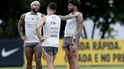 Memphis, Yuri Alberto e Garro - Foto: Agência Corinthians/Rodrigo Coca