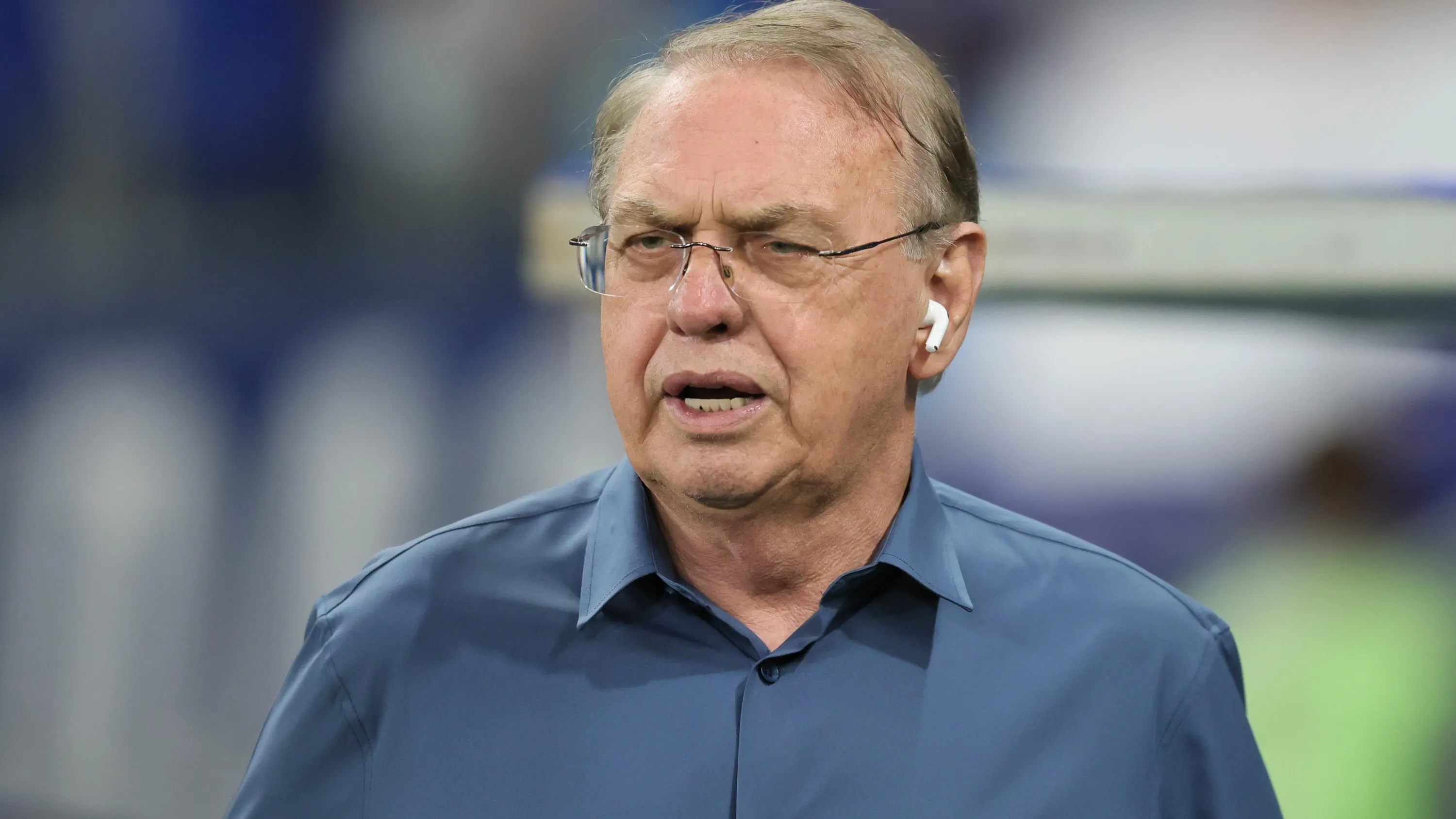 MG – BELO HORIZONTE – 23/11/2025 – BRASILEIRO A 2025, CRUZEIRO X CORINTHIANS – Osmar Stabile Presidente do Corinthians durante partida contra o Cruzeiro no estadio Mineirao pelo campeonato Brasileiro A 2025. Foto: Gilson Lobo/AGIF