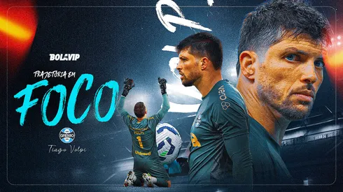 Tiago Volpi a trajetória do goleiro-artilheiro— Foto Liamara Poll - Maxi Franzoi - Thiago RibeiroAGIF