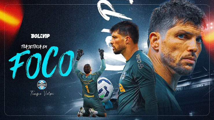 Tiago Volpi a trajetória do goleiro-artilheiro— Foto Liamara Poll - Maxi Franzoi - Thiago RibeiroAGIF