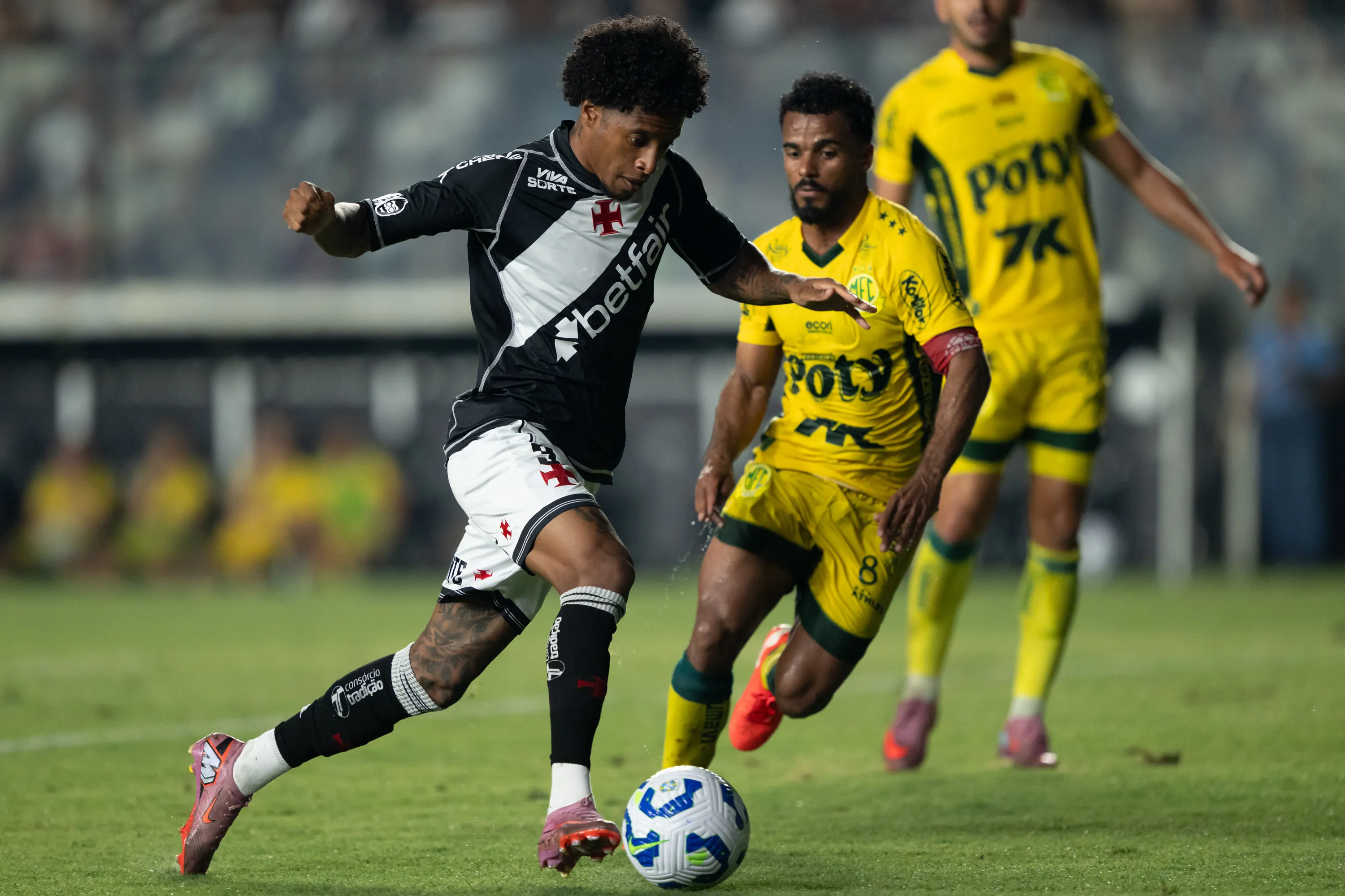 Vasco perdeu para o Mirassol na última rodada do Brasileirão. Foto: Jorge Rodrigues/AGIF