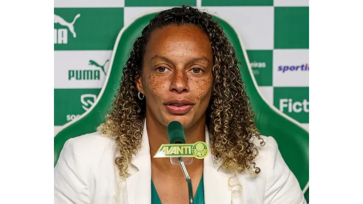 Rosana Augusto é apresentada no Palmeiras. Foto: Fabio Menotti/Palmeiras