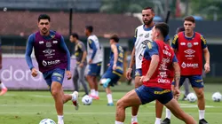 Basso durante treino pelo Peixe