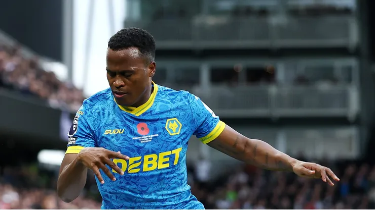 Jhon Arias, meia do Wolverhampton e Seleção Colombina - Foto: Dan Istitene/Getty Images