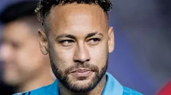 Neymar em ação contra o Juventude