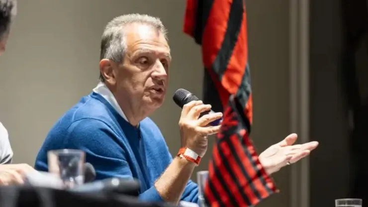 Bap, presidente do Flamengo, provocou o Palmeiras - Foto: Mariana Sá/CRF
