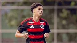 Pedro Leão em campo pelo Flamengo. Foto: Adriano Fontes/Flamengo