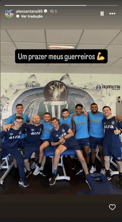 Jogadores do Grêmio