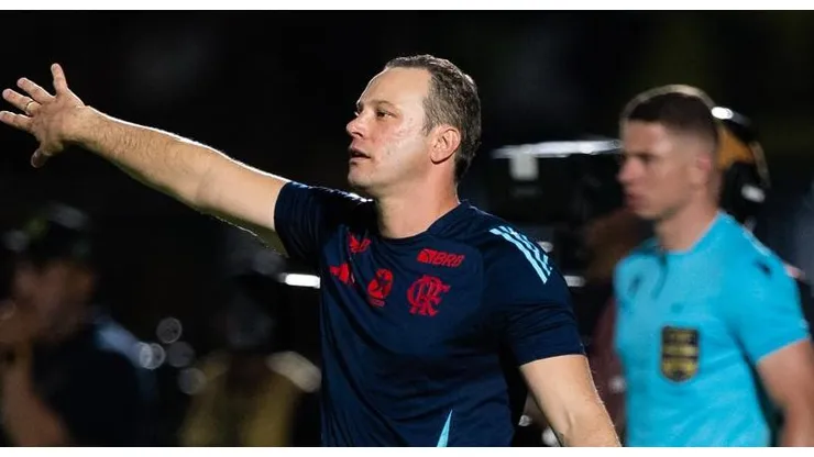 Bruno Pivetti, técnico do Flamengo em partida pelo campeonato brasileiro (Foto: Caique Coufal / Flamengo)