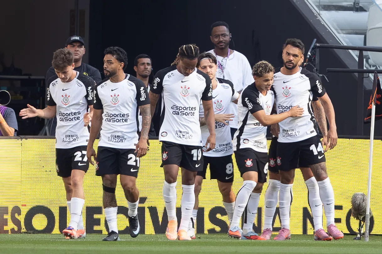 Corinthians vem de um empate com o Botafogo na Neo Química Arena. Foto: Joisel Amaral/AGIF