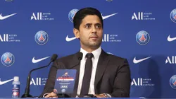 Nasser Al-Khelaïfi, dono do PSG - Foto: Sebastien Muylaert/Getty Images