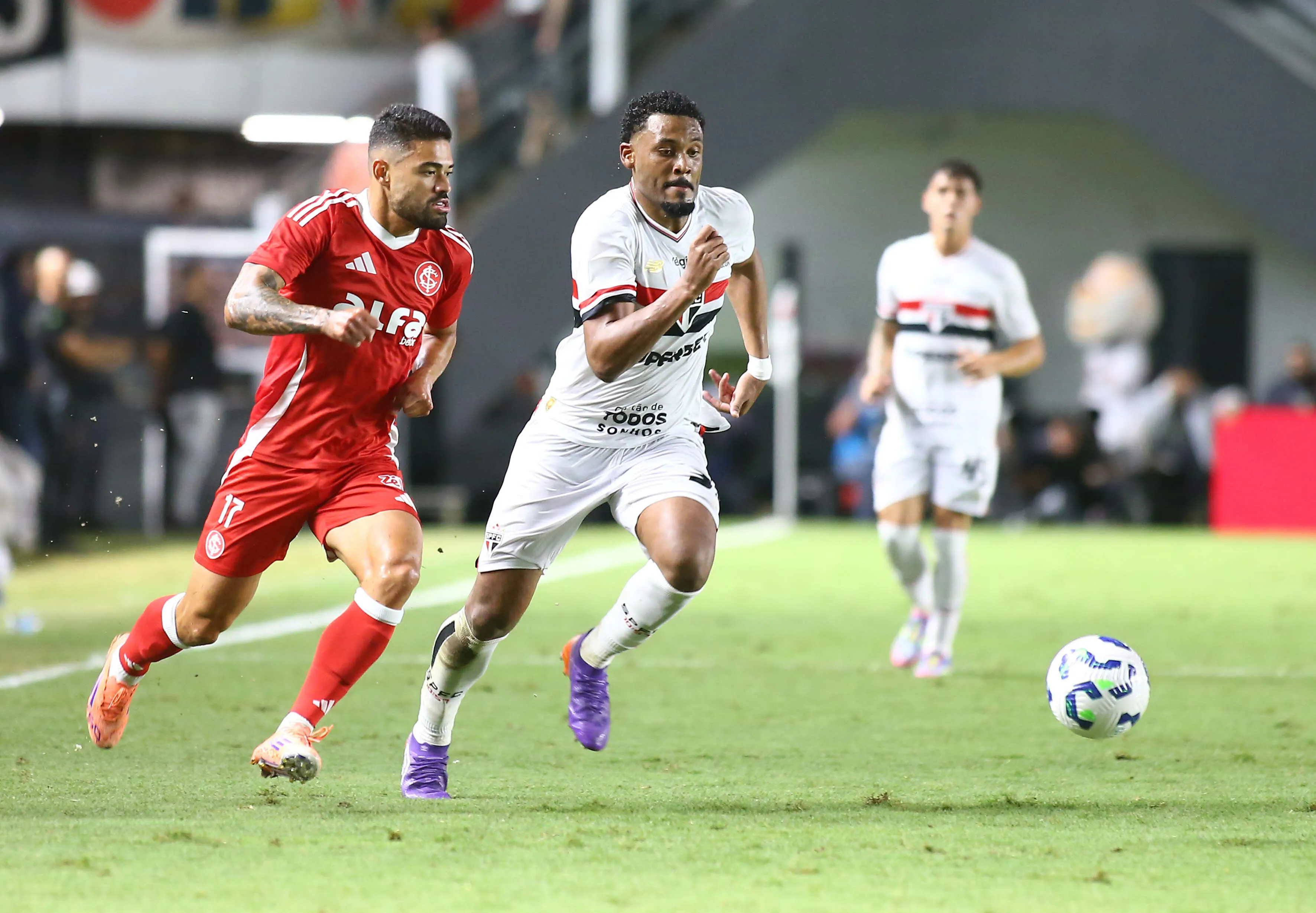 São Paulo bateu o Inter na última partida. Foto: Mauricio De Souza/AGIF