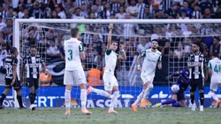 Sosa comemora o gol do Palmeiras