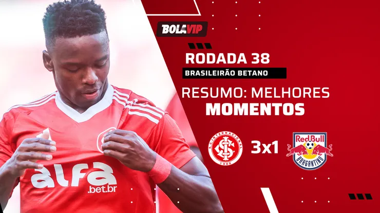 Inter vence o Bragantino e se salva na última rodada. Foto: Luiz Erbes/AGIF
