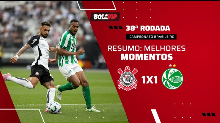 Em 'amistoso de luxo', Corinthians e Juventude ficam no empate pelo Brasileirão Betano. Foto: Joisel Amaral/AGIF