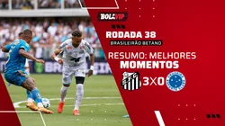 Santos 3 x 0 Cruzeiro. Foto: Mauricio De Souza/AGIF