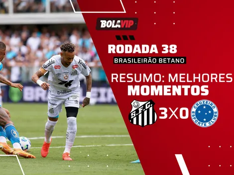 Santos vence Cruzeiro por 3 a 0 e escapa do rebaixamento do Brasileirão Betano