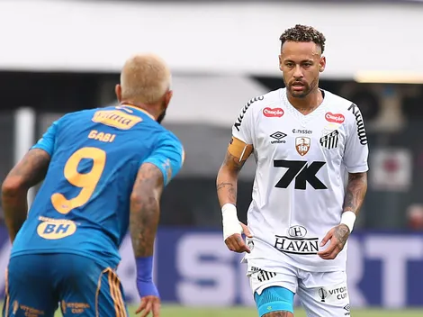 Leitura labial revela provocação de Neymar para Gabigol em Santos x Cruzeiro