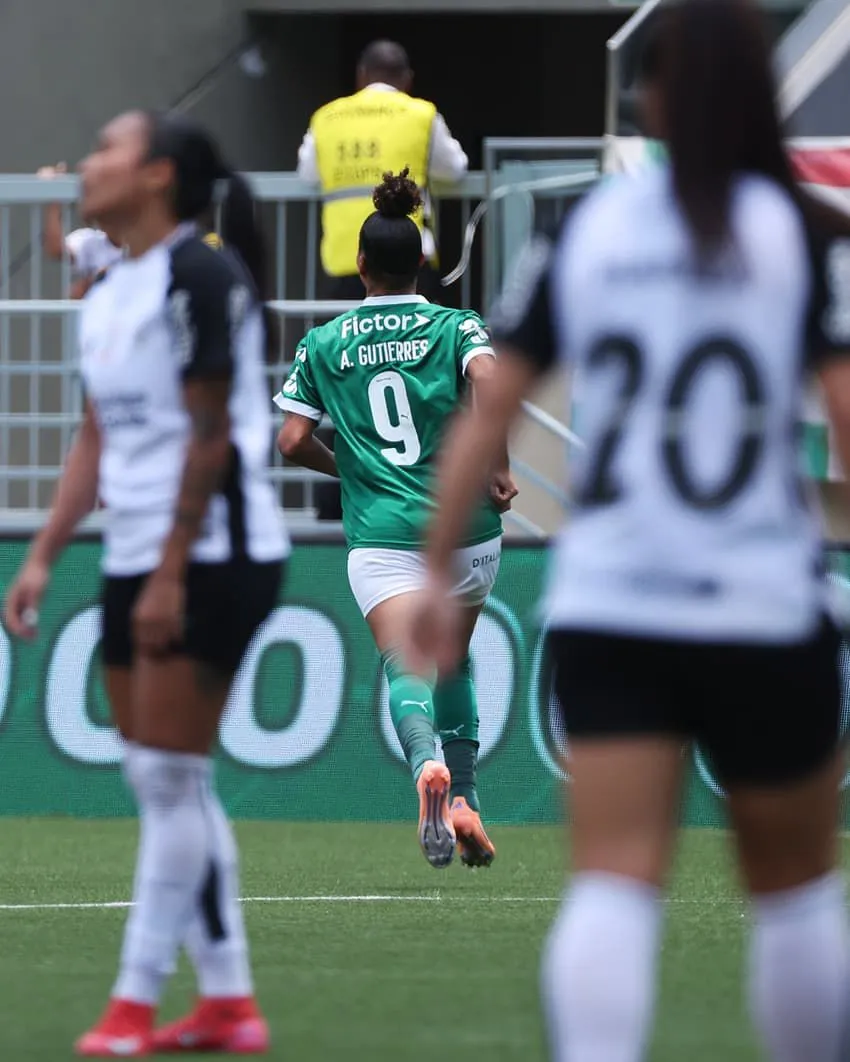 Gutierres durante final do Paulistão. Foto: Fabio Menotti/Palmeiras