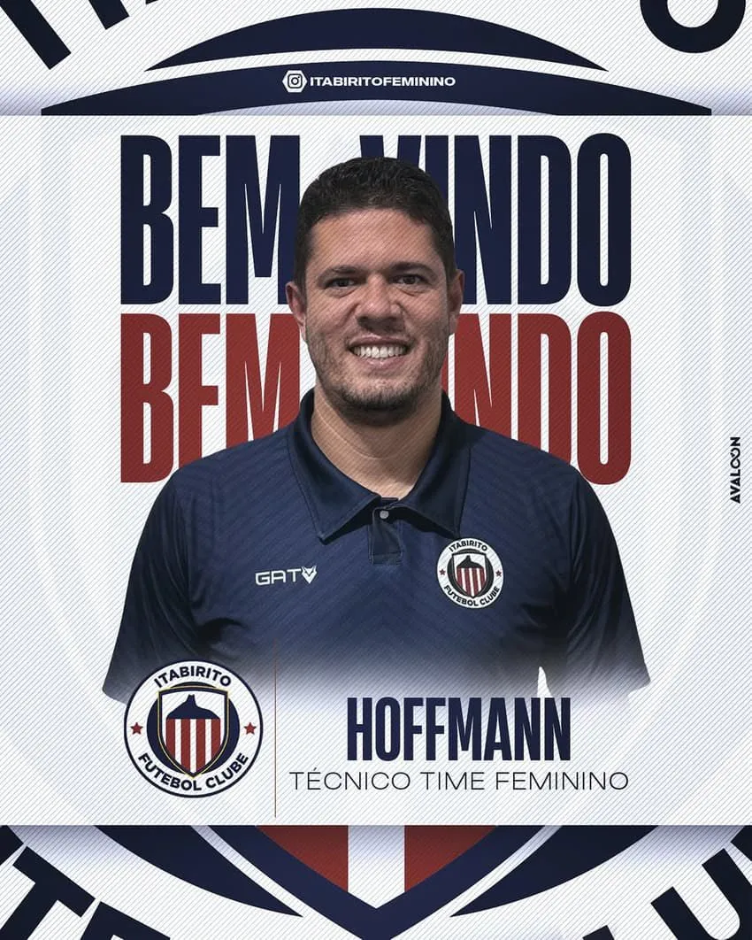 Hoffmann anunciado pelo Itabirito. Foto: Divulgação/Itabirito