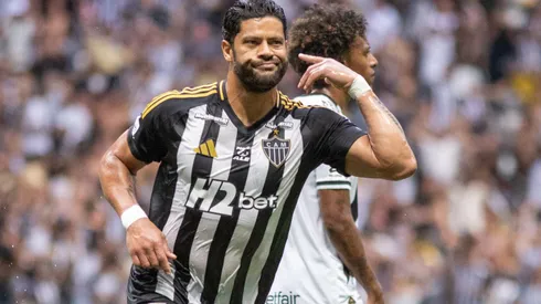 MG - BELO HORIZONTE - 07/12/2025 - BRASILEIRO A 2025, ATLETICO-MG X VASCO - Hulk jogador do Atletico-MG comemora seu gol durante partida contra o Vasco no estadio Arena MRV pelo campeonato Brasileiro A 2025. Foto: Fernando Moreno/AGIF