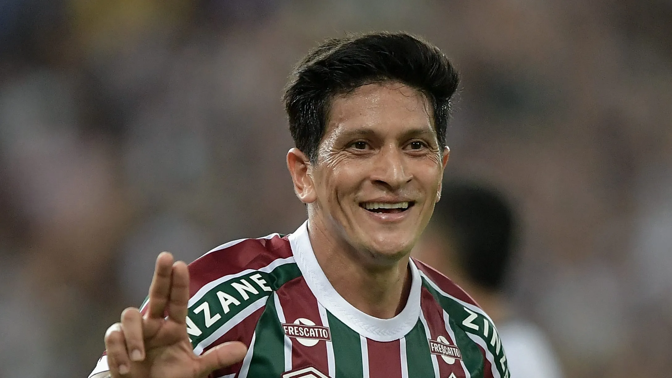 Cano marcando gol pelo Fluminense. Foto: Thiago Ribeiro/AGIF