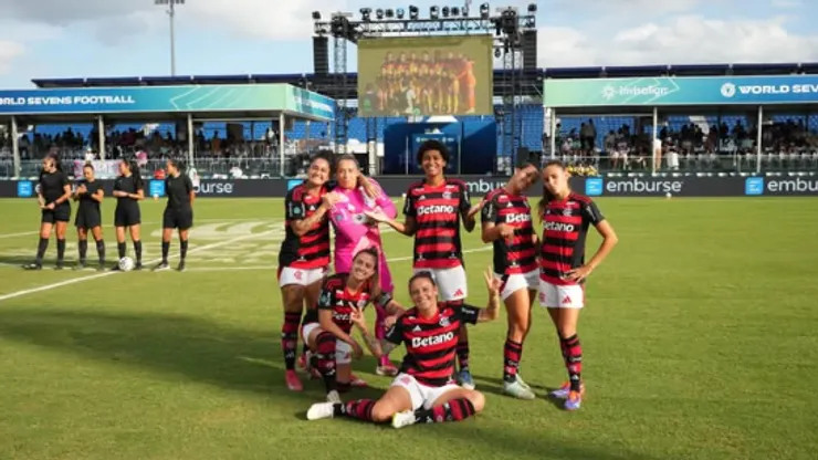 Flamengo se despede de torneio de Fut7 nos EUA - Foto: World Sevens Football/Divulgação