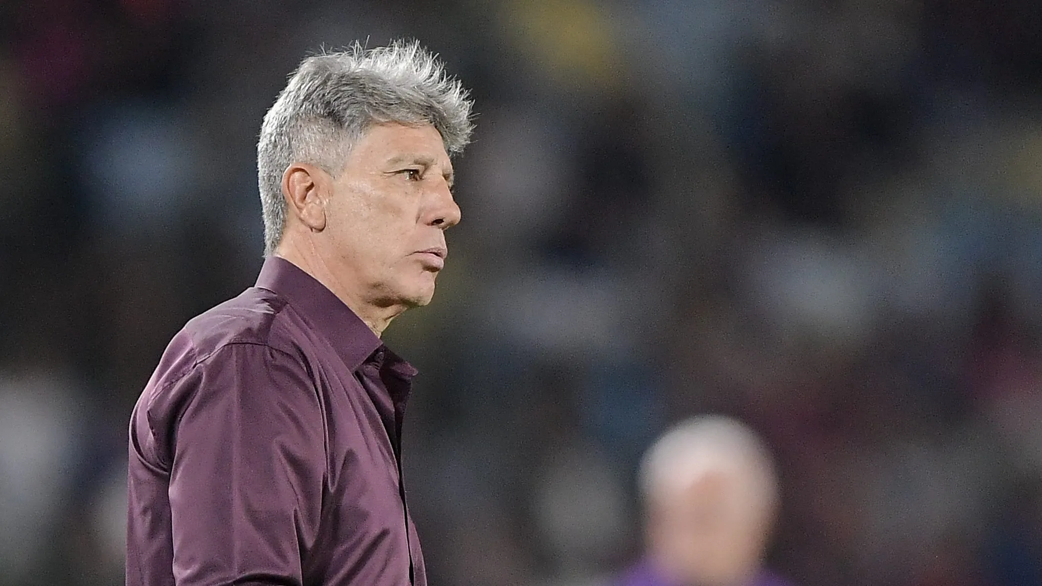 Renato Gaúcho quando comandava o Fluminense, em partida válida pelo Brasileiro – Foto: Thiago Ribeiro/AGIF