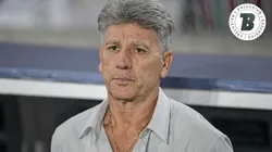 Renato Gaúcho enquanto estava sob o comando do Fluminense em partida válida pelo Brasileirão Betano