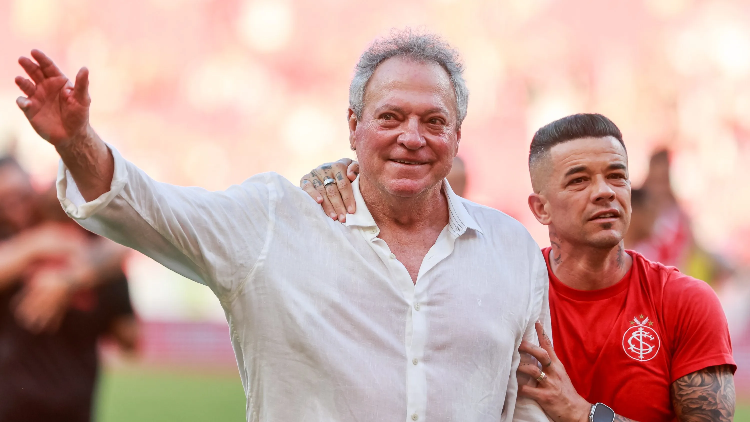 Abel Braga tecnico do Internacional durante partida contra o Bragantino no estadio Beira-Rio pelo campeonato Brasileiro A 2025. Foto: Luiz Erbes/AGIF
