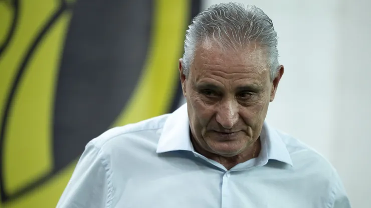 Tite quando atuava como técnico do Flamengo em 2024. Foto: Jorge Rodrigues/AGIF