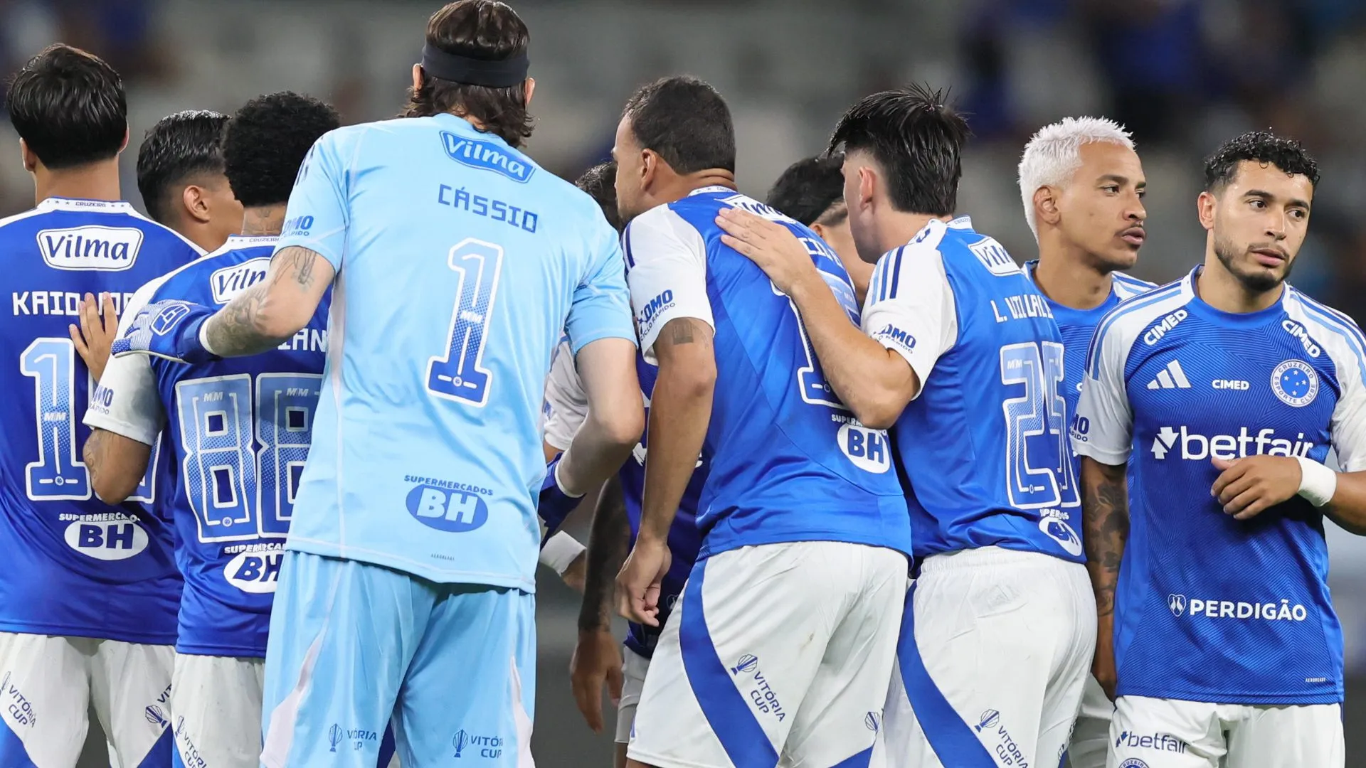 Jogadores do Cruzeiro