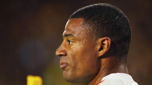 De La Cruz em campo com a camisa do Fla.