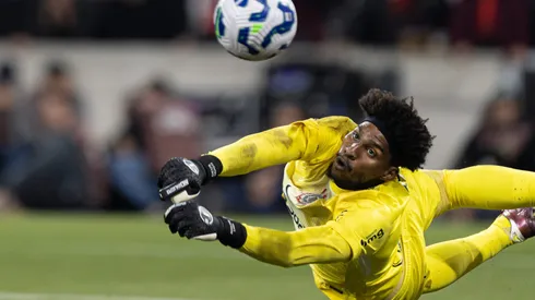 - Hugo Souza goleiro do Corinthians durante Copa Do Brasil 2025. Foto: Paulo De Tarso/AGIF