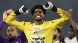 Hugo Souza goleiro do Corinthians comemora vitória na Copa Do Brasil 2025. Foto: Hedeson Alves/AGIF