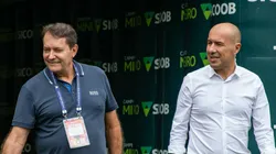 Pedrinho BH, dono da SAF do Cruzeiro, e Leonardo Jardim, técnico da Raposa