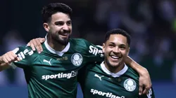 Flaco e Roque no Palmeiras. Foto: Marcello Zambrana/AGIF