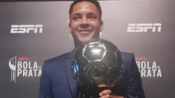 Vitor Roque foi premiado no prêmio Bola de Prata. Foto: Thomas Lagôa/Bolavip Brasil